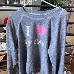 I love my cat wildfox sweater